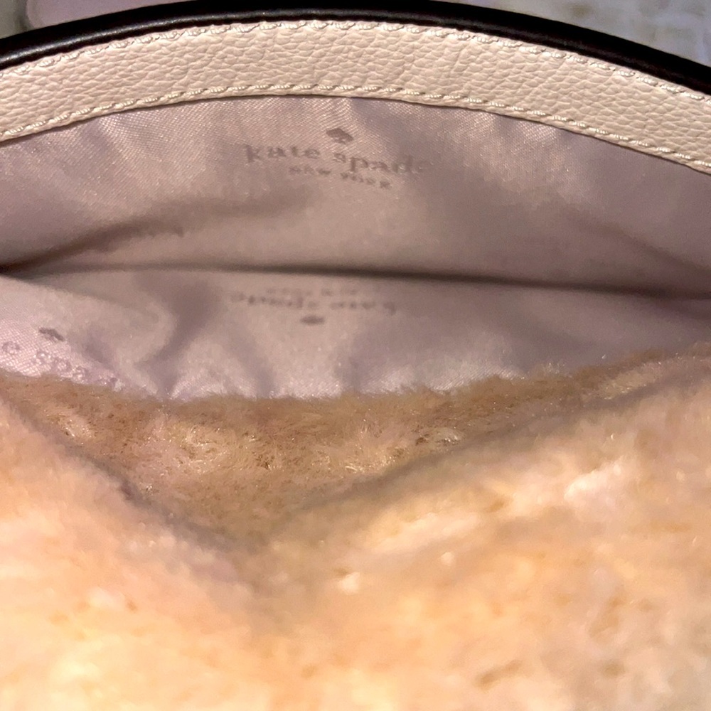 ♠️ Kate Spade Rosie Faux Shearling Flap Crossbody♠️ - Picture 6 of 11